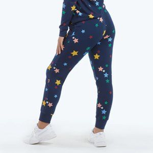 Summersalt Softest French Terry Jogger in Star Pattern - Size XS